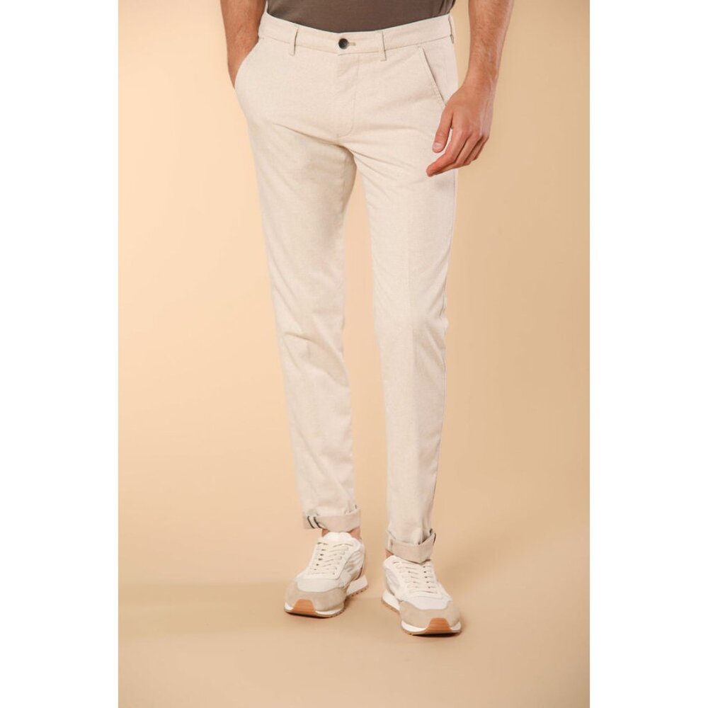 NWT Masons Italy Mens Size 38 38x35 White Torino Poplin Slim Fit Chino Pants NEW